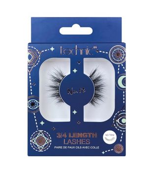 Technic Cosmetics - False Eyelashes 3/4 Length Lashes - Nº12