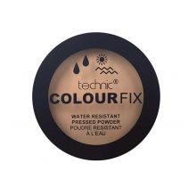 Technic Cosmetics - Colour Fix Water Resistant Pressed Powder - Hazelnut