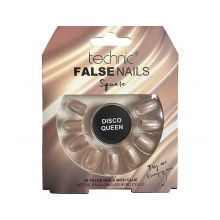 Technic Cosmetics - False Nails False Nails Square - Disco Queen