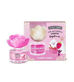 The Fruit Company - Scented flower freshener Flower Power - Strawberry and Cream