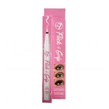 W7 - 2 in 1 liner and adhesive Flick & Grip - Clear