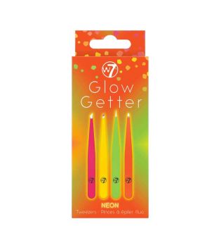 W7 - *Glow Getter* - Neon Tweezer Set