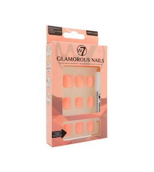 W7 - Glamorous Nails Artificial Nails - Apricot Glow