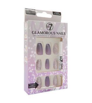 W7 - Glamorous Nails Artificial Nails - Glitter All the Way