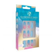 W7 - Glamorous Nails Artificial Nails - Ice Ice