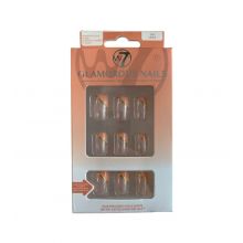 W7 - Glamorous Nails Artificial Nails - Tan Lines