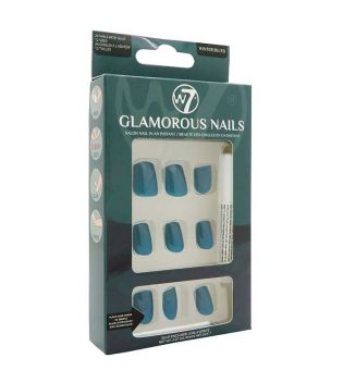 W7 - Glamorous Nails Artificial Nails - Winter Blues
