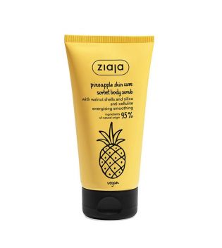 Ziaja - Anti-cellulite body scrub with walnut shells and silica - Pineapple