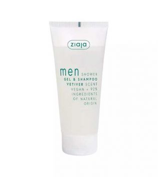 Ziaja - 2-in-1 shower gel and shampoo for men 200 ml - Vetiver
