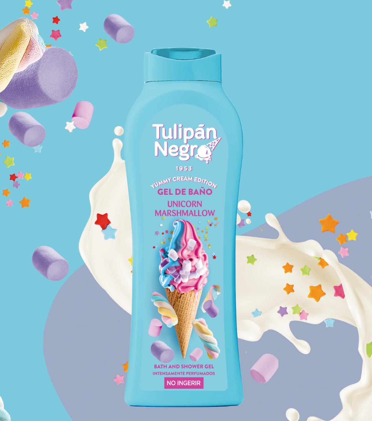Buy Tulipán Negro - *Yummy Cream Edition* - Bath gel 650ml - Besitos de  Fresa