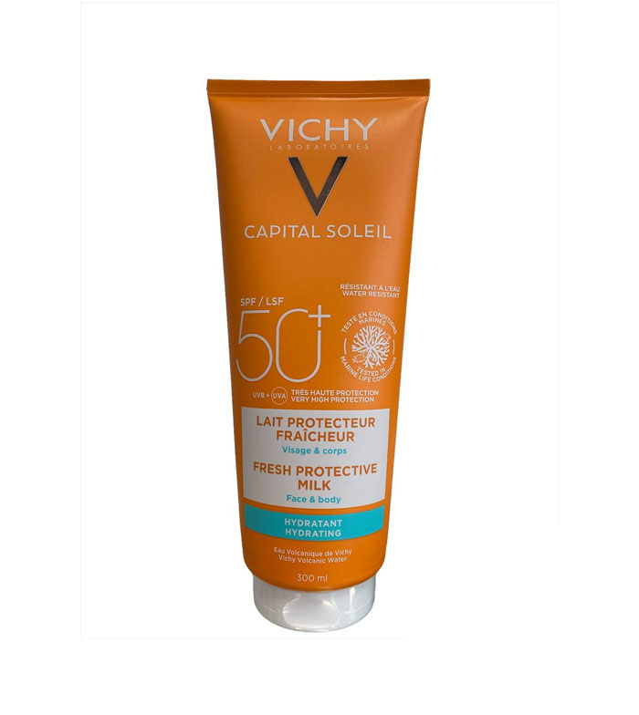 Protective Cream SPF50+ 3-in-1 Cleansing Milk Capital Soleil 100ml- Vichy -  Easypara