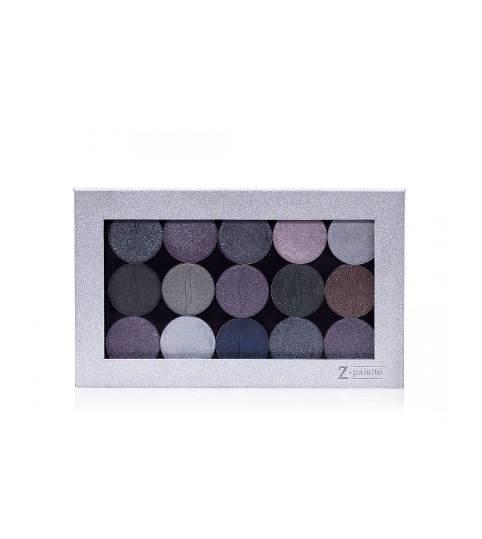 silver makeup palette